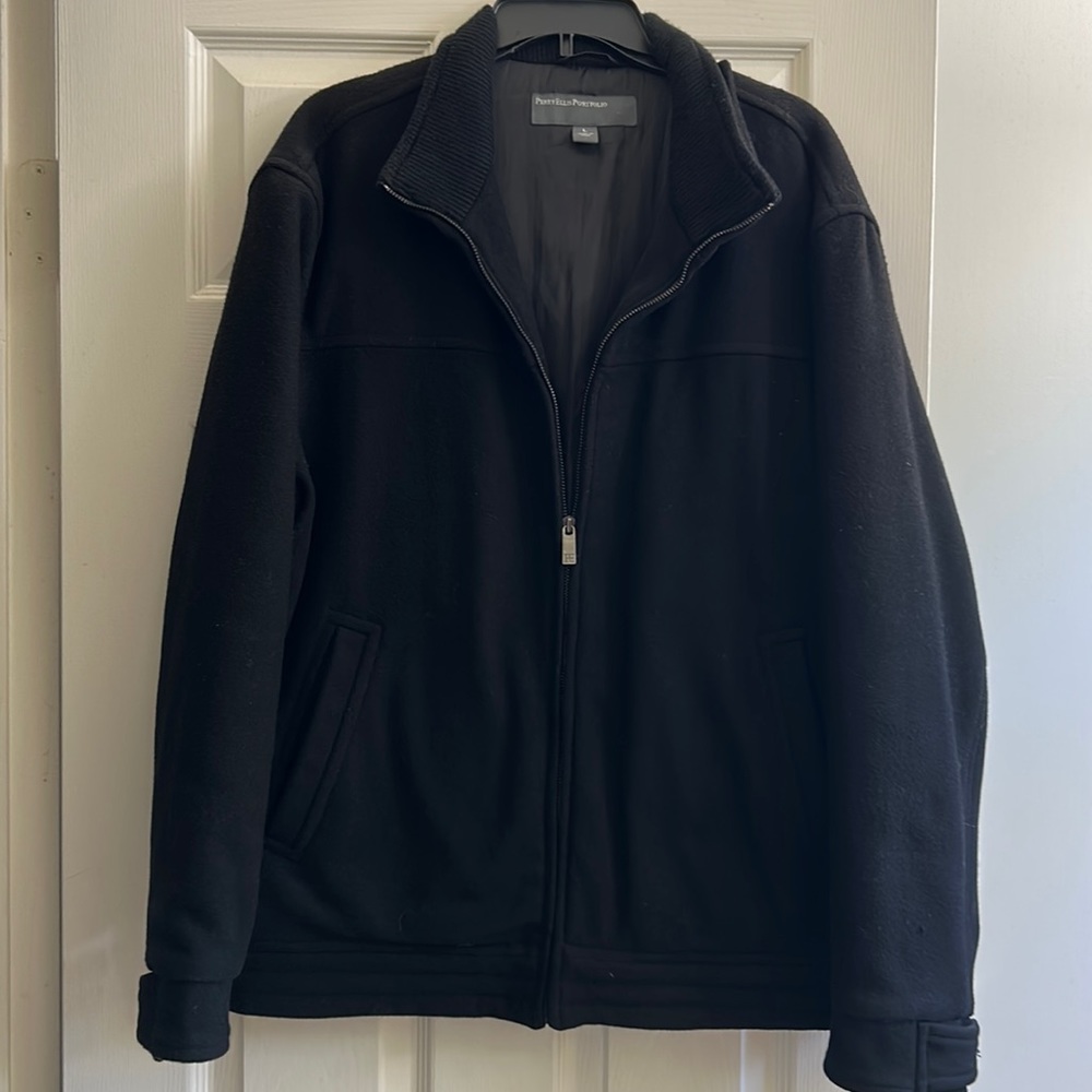 Men’s Perry Ellis Black wool jacket
